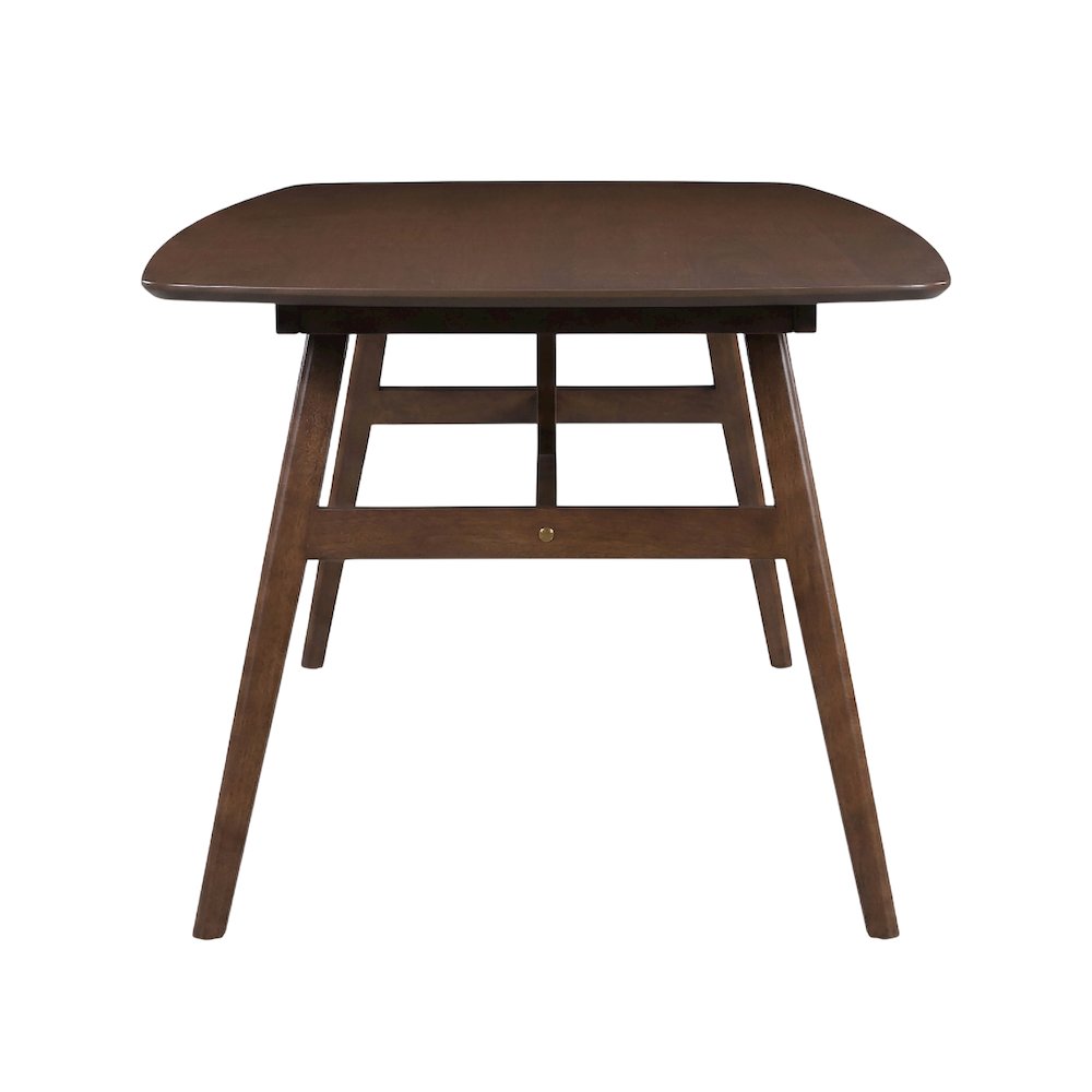 Miller 5-Piece Wood Rectangular Dining Set in Walnut
