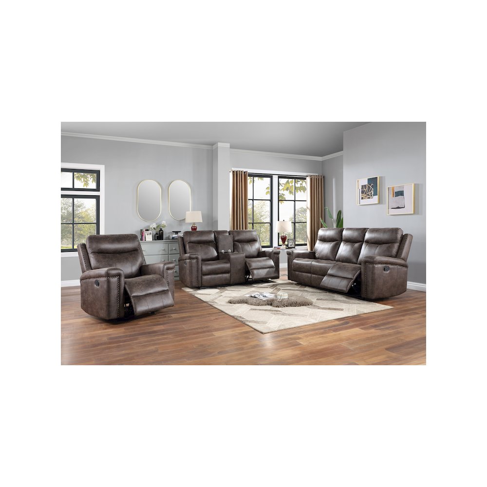 Quade Glider Recliner-Mocha