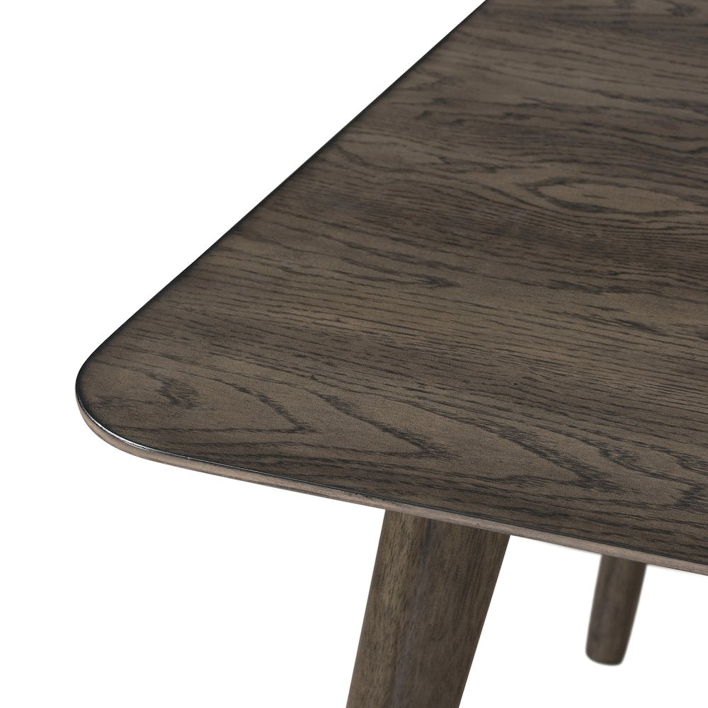 Rex 5-Piece Wood Rectangle Dining Set, Walnut