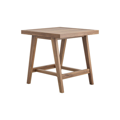 Ashton 3-Piece Wood Patio Conversation Set in Moss Green