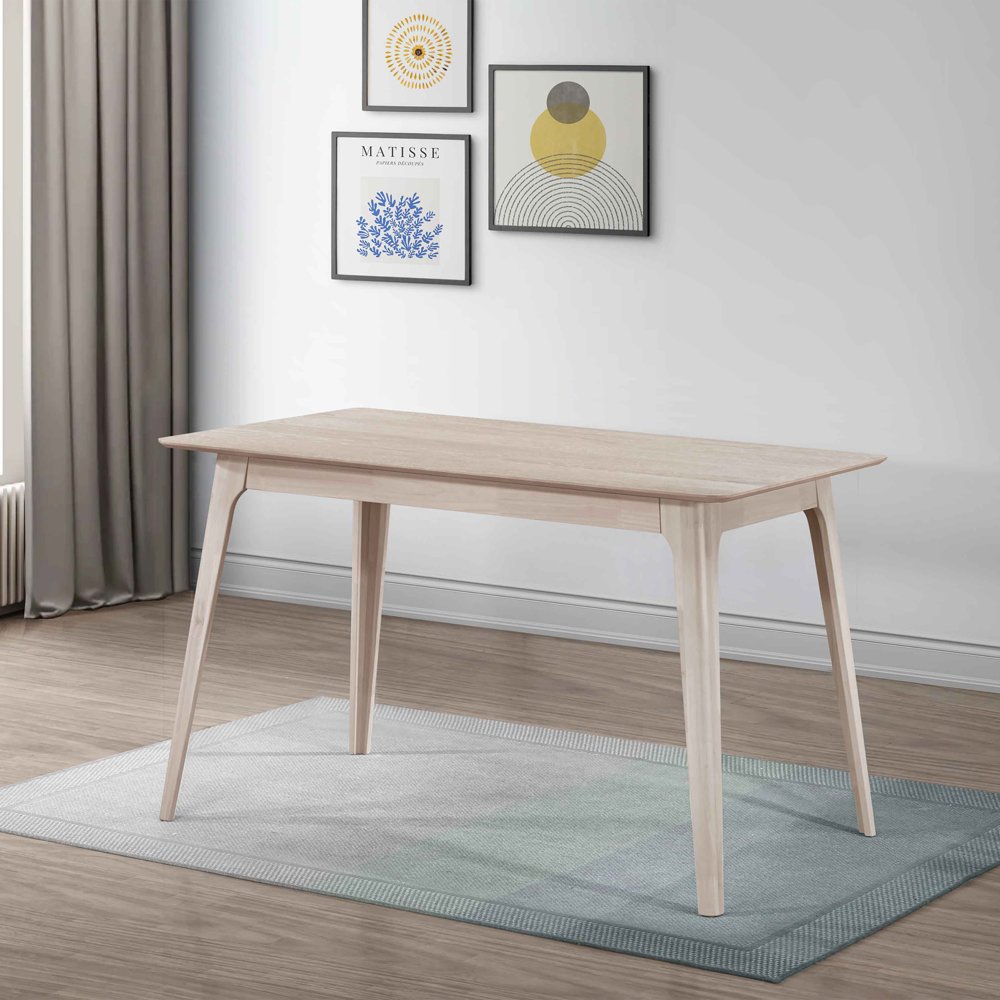 Oscar Wood Counter Height Table in White Ash