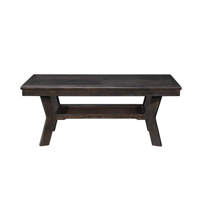 Gia 3-Piece Wood Occasional Table Set in Brown