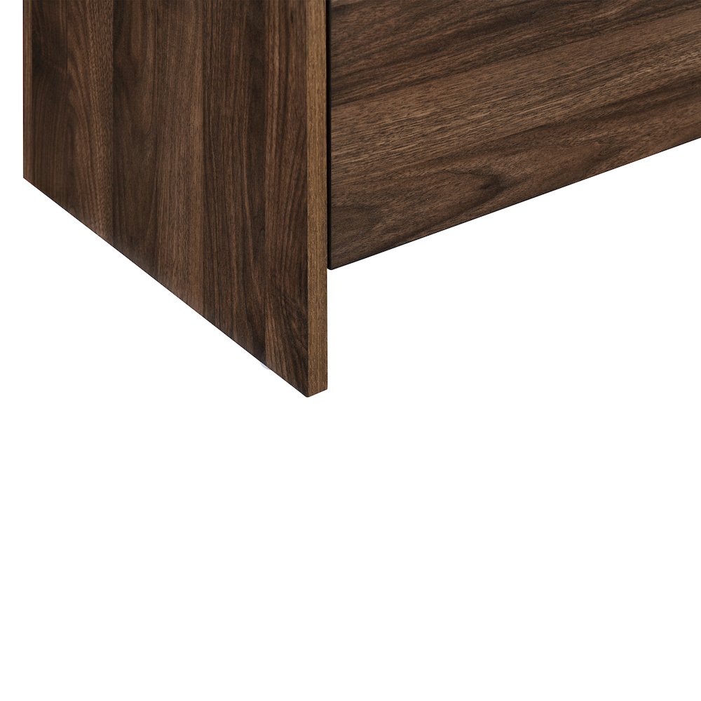 New Classic Furniture Mara Wood 2-Drawer End Table in Walnut/Brown (Set of 2)