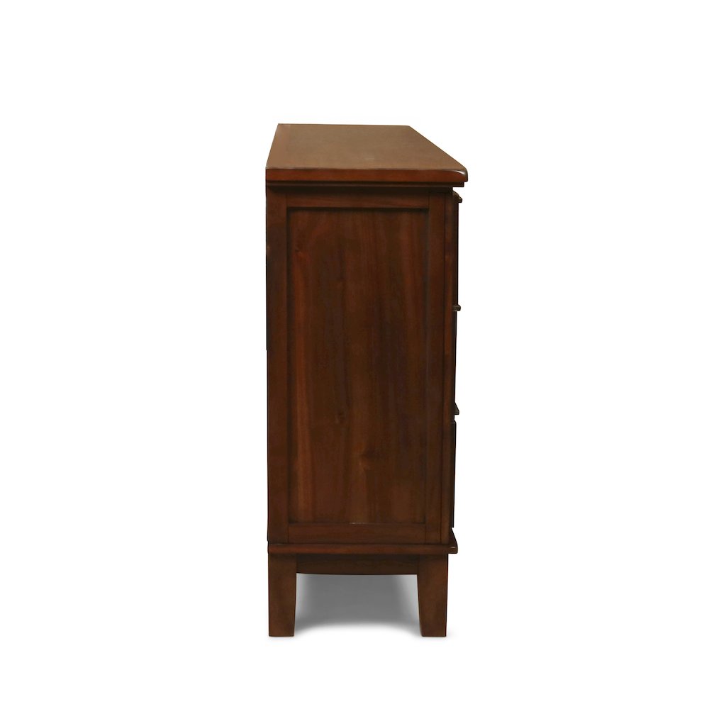 Cagney 3-Pc Wood Bedroom Set with Dresser in Chestnut