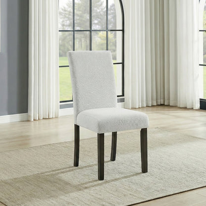 Carissa Wood Dining Chair in Stone (Set of 2)