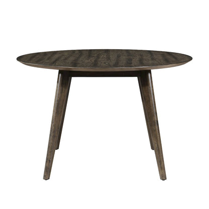 Rex 5-Piece Wood Round Dining Set, Walnut