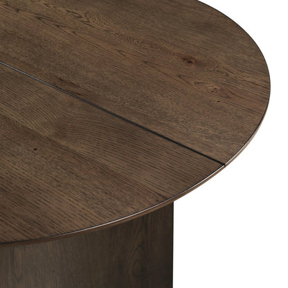 Kody Wood Oval Dining Table in Dark Walnut