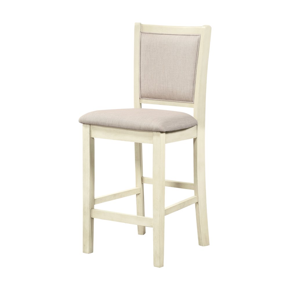 Amy Wood Counter Chair in Bisque (Set of 4)