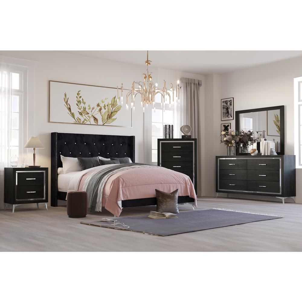 Huxley Nightstand-Black