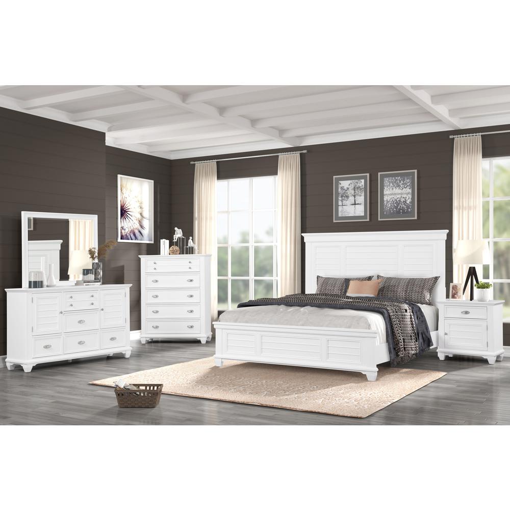 Jamestown Nightstand- White
