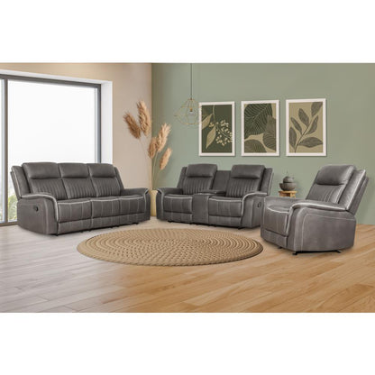 Enzo  Glider Recliner- Gray