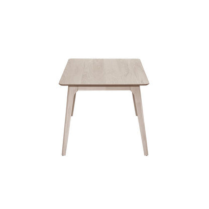 Oscar 60 in. Rectangle Wood Dining Table, White Ash