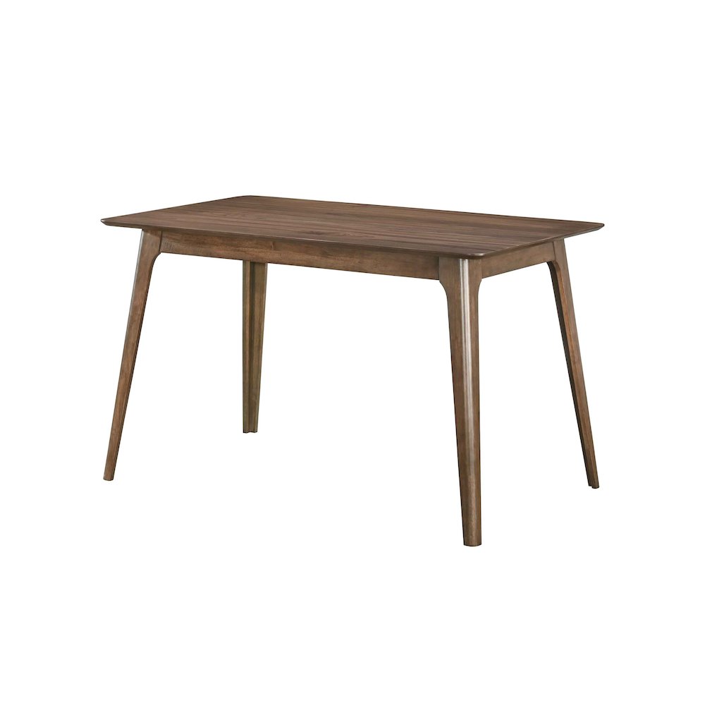 Oscar 5-Piece Wood Counter Table Set in Walnut/Teal