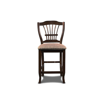 Bixby Wood Counter Chair in Espresso Brown (Set of 4)