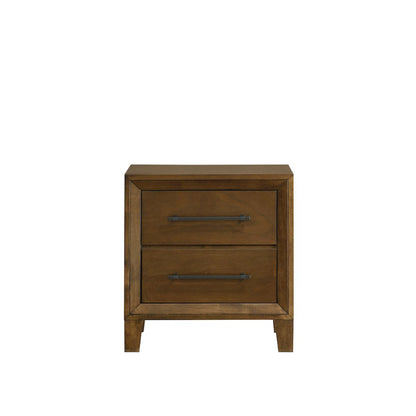 Ballard 4-Piece Wood King Bedroom Set in Walnut