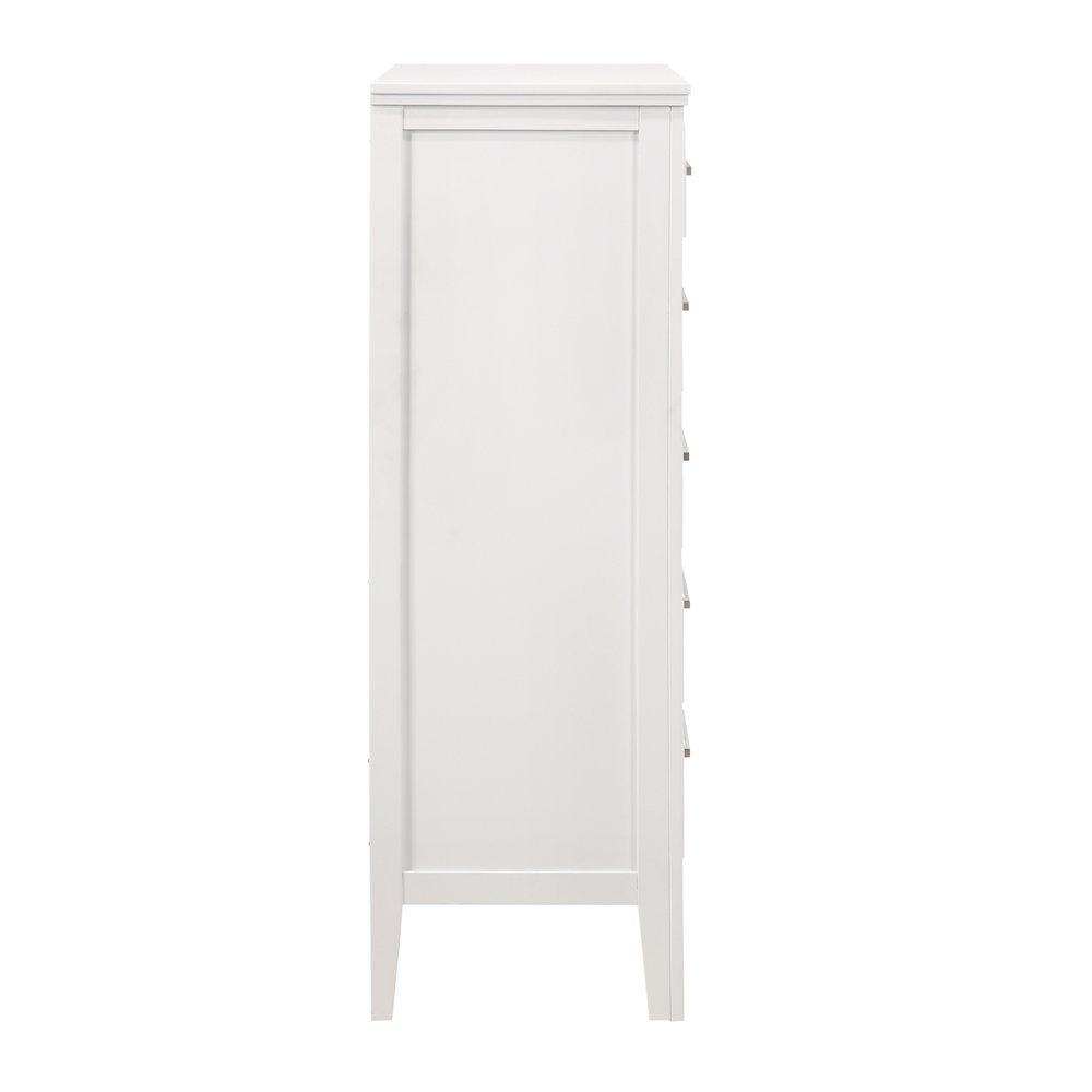 Andover 3-Pc Wood Bedroom Set with Chest in White