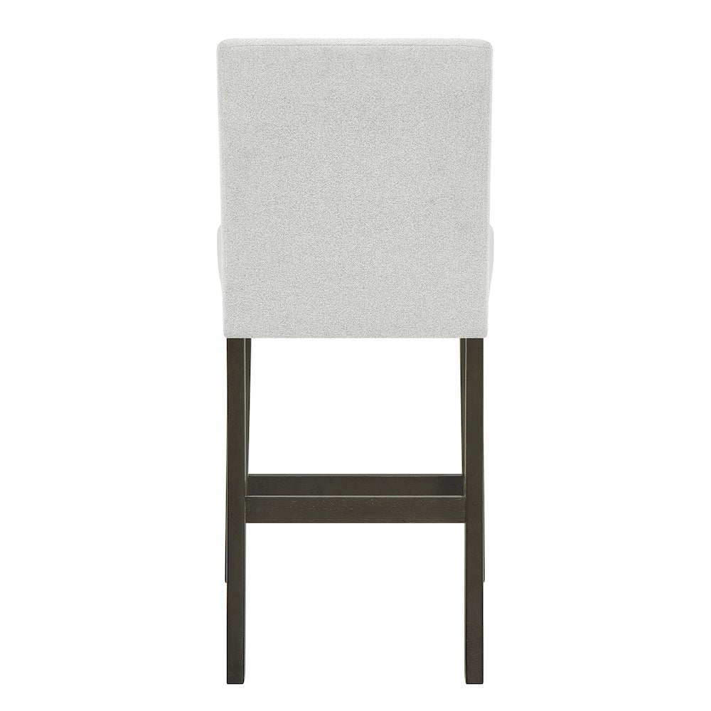 Carissa Wood Counter Chair in Stone (Set of 2)