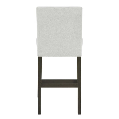 Carissa Wood Counter Chair in Stone (Set of 2)