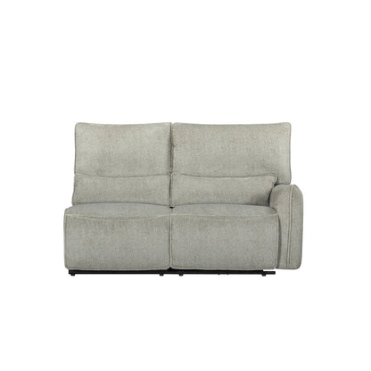 Remsen 3-Piece Polyester Fabric Manual Sectional in Latte