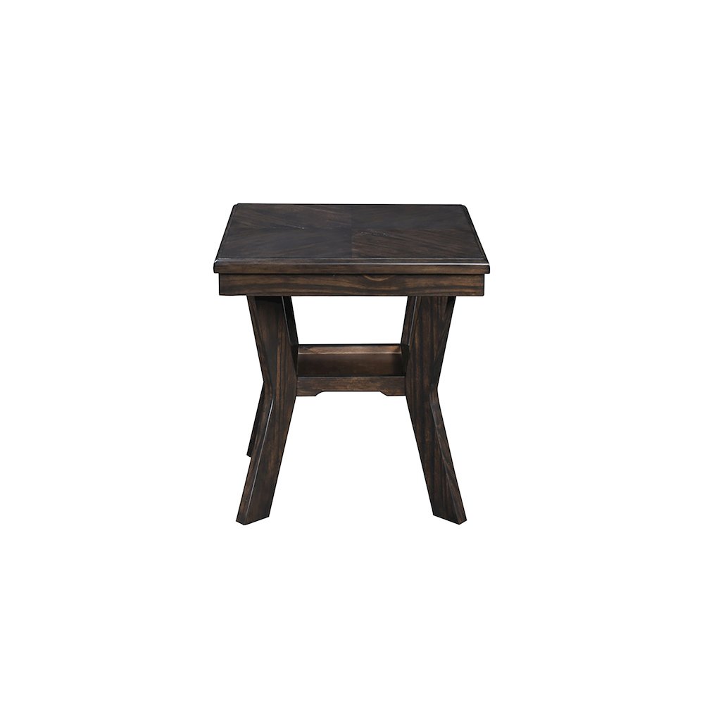 Gia 3-Piece Wood Occasional Table Set in Brown