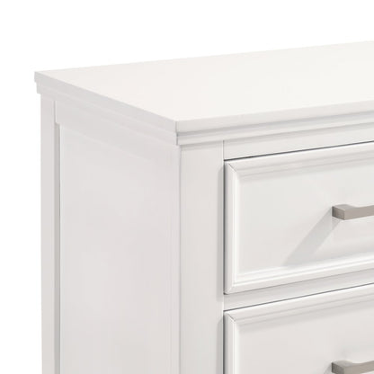Andover Wood Nightstand in White (Set of 2)