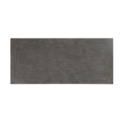 High Line 5-Piece Wood Rectangular Counter Table Set, Gray