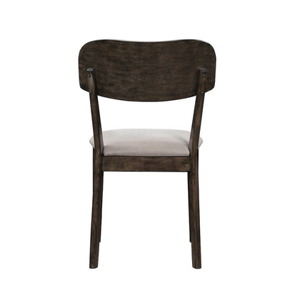 Rex 5-Piece Wood Rectangle Dining Set, Walnut