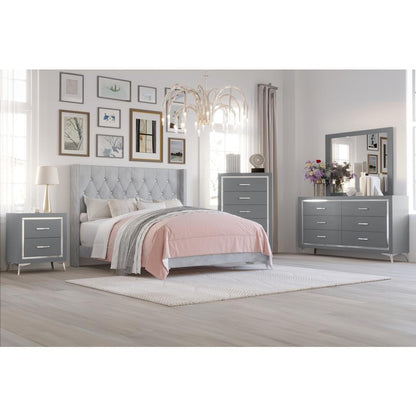 Huxley Nightstand-Gray