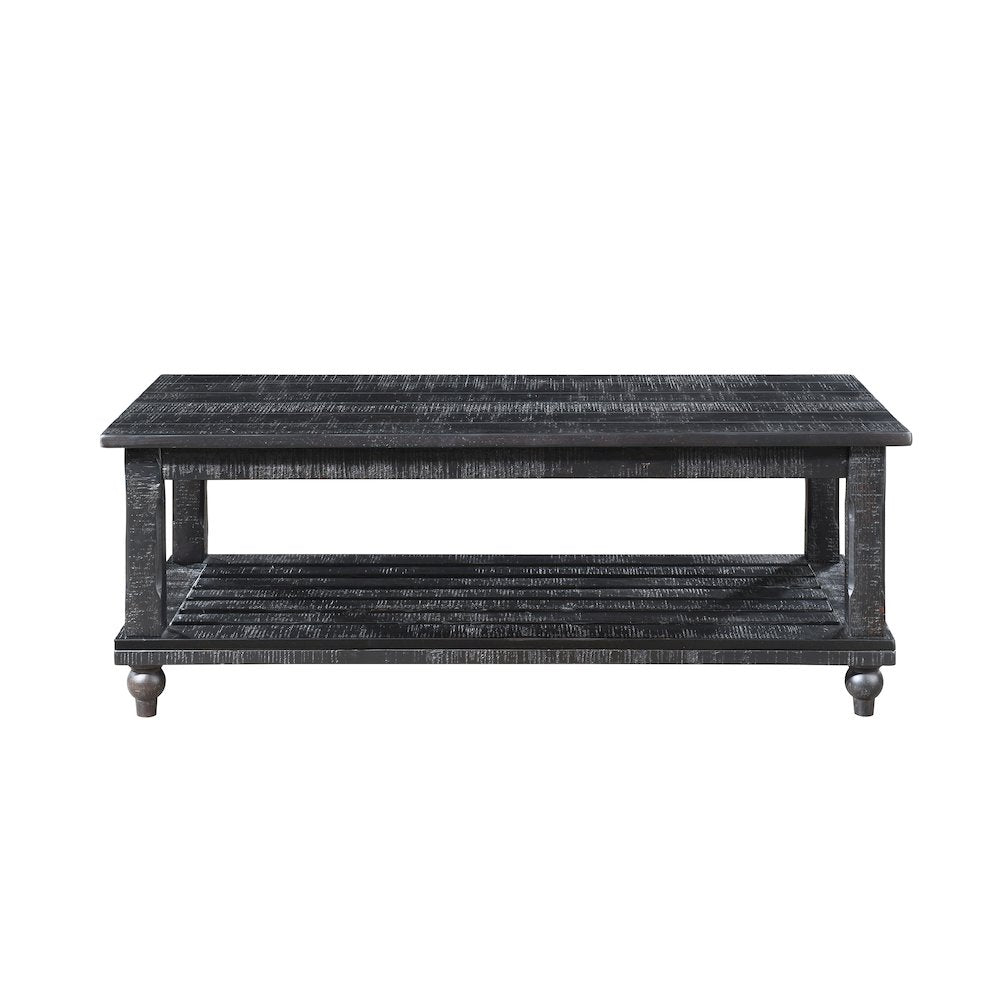 Cade 3-Piece Wood Occasional Table Set in Black