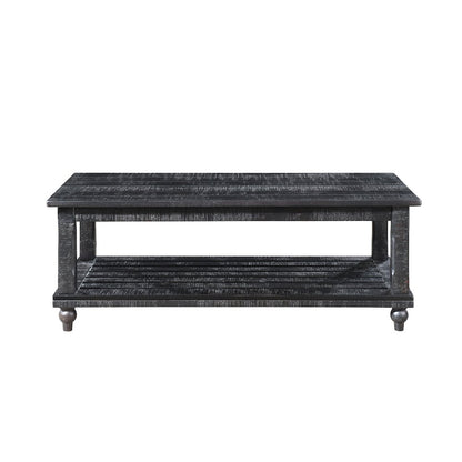 Cade 3-Piece Wood Occasional Table Set in Black