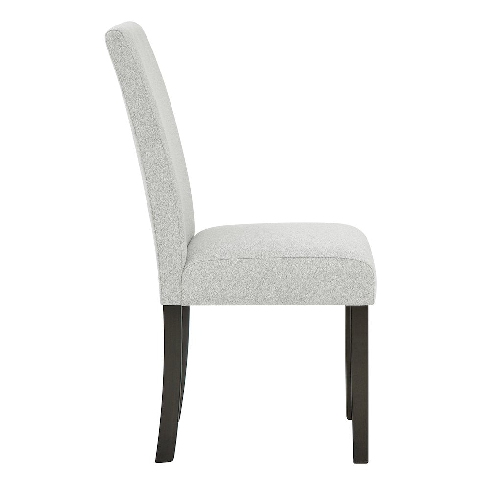 Carissa Wood Dining Chair in Stone (Set of 2)