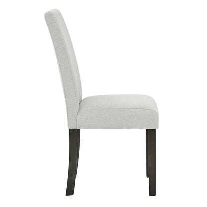 Carissa Wood Dining Chair in Stone (Set of 2)