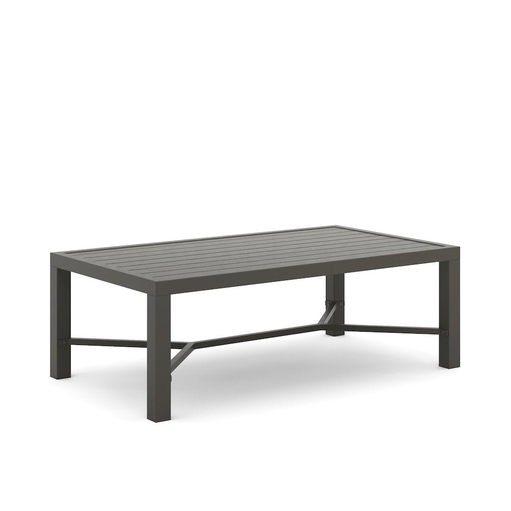 Skye 2 Pc Sofa And Slat Top Coffee Table Set-Blue