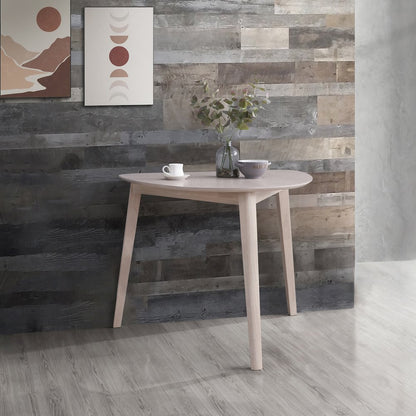 Oscar Wood Corner Table, White Ash