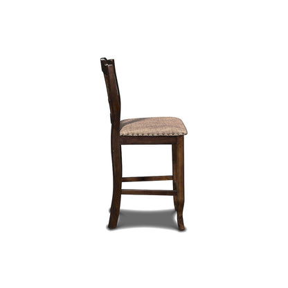 Bixby Wood Counter Chair in Espresso Brown (Set of 4)
