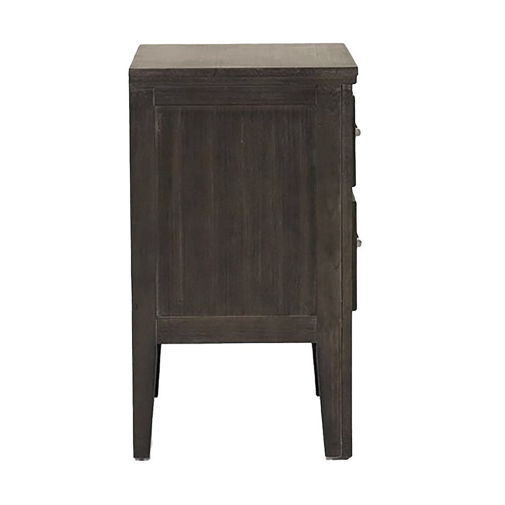 Andover Wood Nightstand in Nutmeg Brown (Set of 2)
