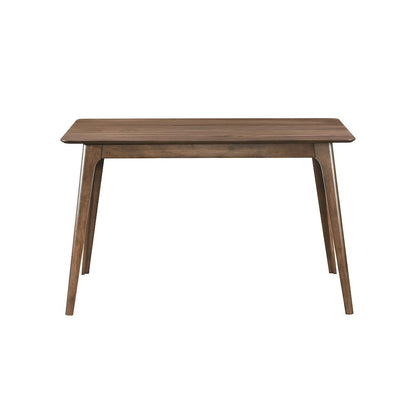 Oscar 5-Piece Wood Counter Table Set in Walnut/Teal