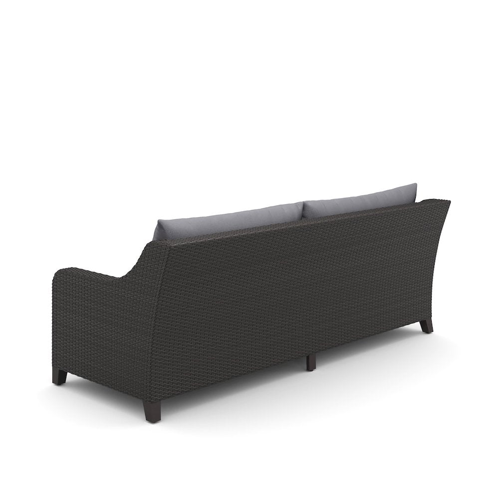 Skye 2 Pc Sofa And Slat Top Coffee Table Set-Gray