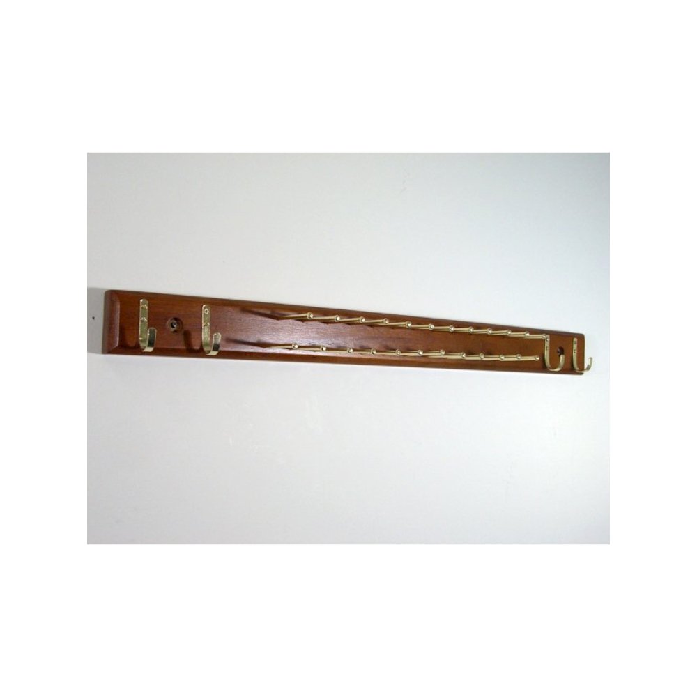 Home Essential Tie & Belt Hanger in Walnut finish.
