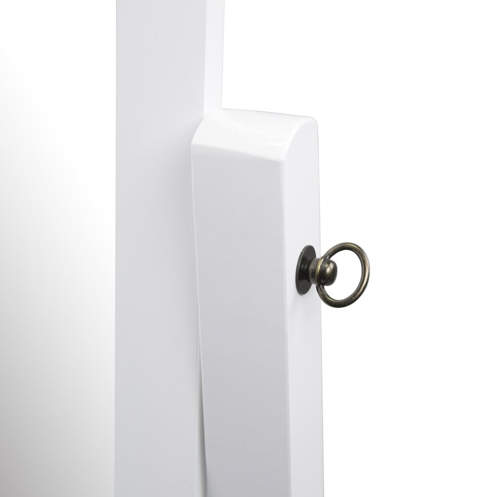 Barrington Cheval Mirror in White