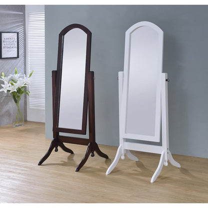 Barrington Cheval Mirror in White