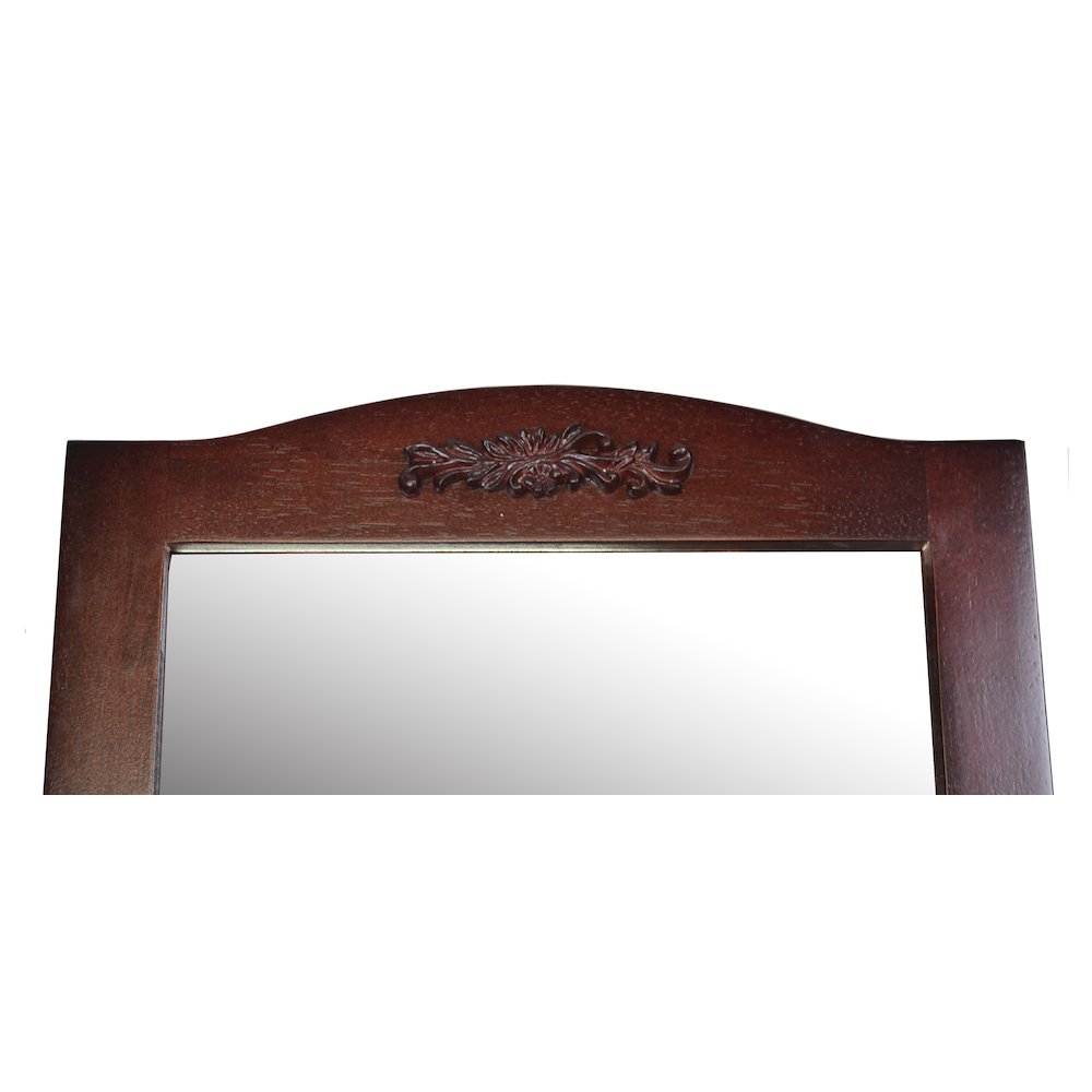 Victoria Cheval Mirror in Walnut