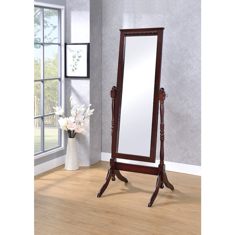 Fairfax Cheval Mirror in Walnut
