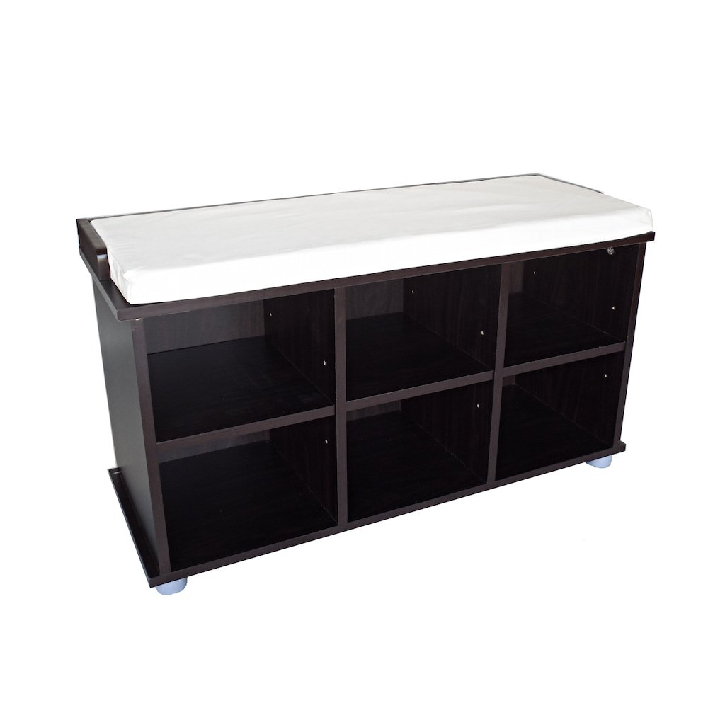 Kendal Shoe Bench, 6 cells for shoes