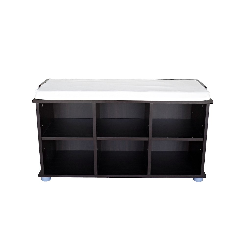 Kendal Shoe Bench, 6 cells for shoes