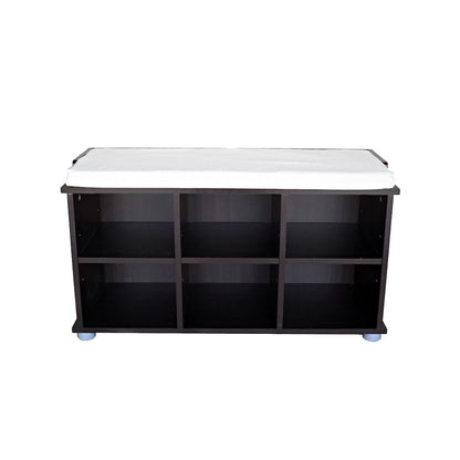 Kendal Shoe Bench, 6 cells for shoes