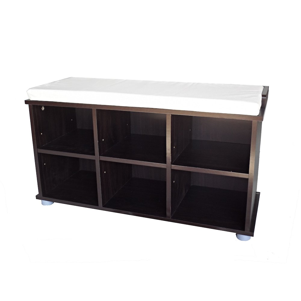 Kendal Shoe Bench, 6 cells for shoes
