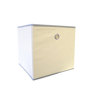 Colonial Fabric Bins in Beige