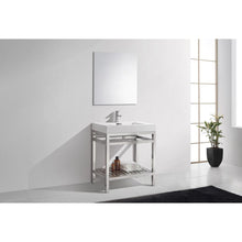 Cisco 30" Stainless Steel Console with Acrylic Sink - Chrome