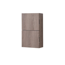 14" Wide by 24" High Linen Side Cabinet With One Door in Butternut Wood Finish